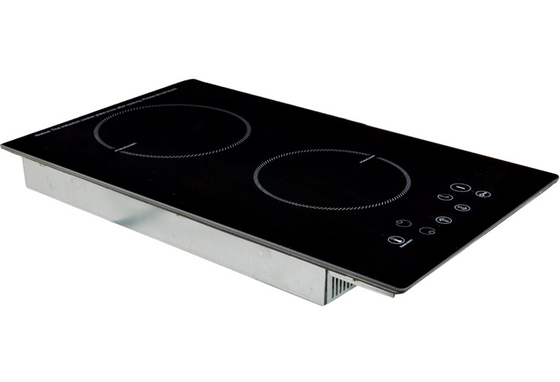 Построенный в двойной горелке электрическом керамическом Cooktop, ультракрасный плита для семьи/коммерческого использования