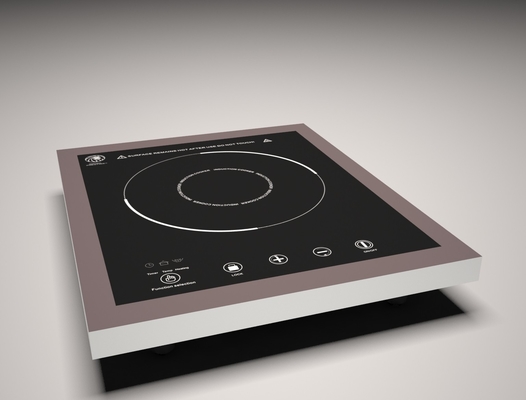Черная одиночная индукция Cooktop горелки/печка электрической индукции для бытового устройства