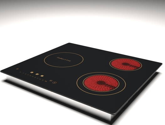 Кашевары 6200W Cooktop тонкой индукции горелки портативной машинки 3 встроенные электрические смешанные